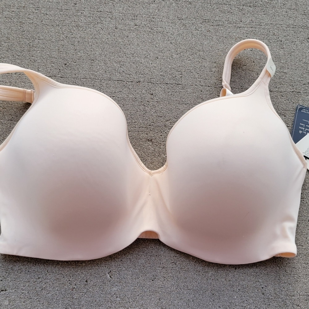 Beige T-shirt Contour bra